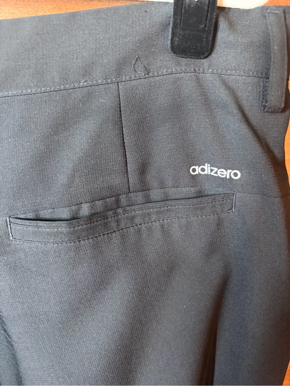 adidas Black Men's Dress Golf Pants - Classic Straight Fit Size 34 x 30 🖤